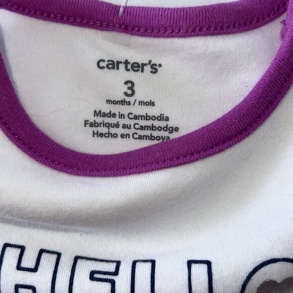 🛍Pretty Little Girls Onesie Size 3 months 🛍 - Picture 4 of 5